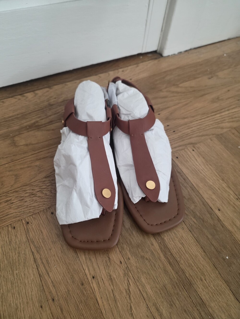 Aerosoles Carmina Leather Sandals 7M
